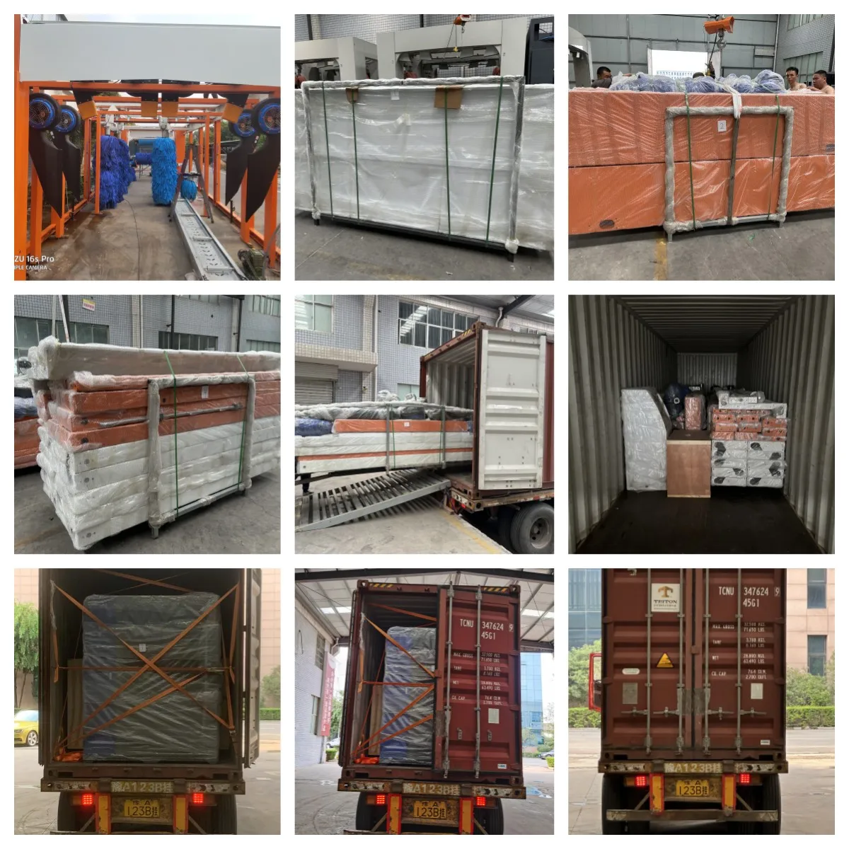 Fully Automated Tunnel Car Wash Machine 9 Brushes Conveyor Car Wash