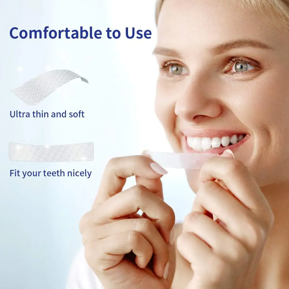 Daily Product Bleaching White Whitening Strips Remove Teeth Stains