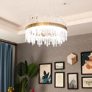 Wholesale Interior Modern Design Hotel Cheap Golden Crystal Chandelier Light