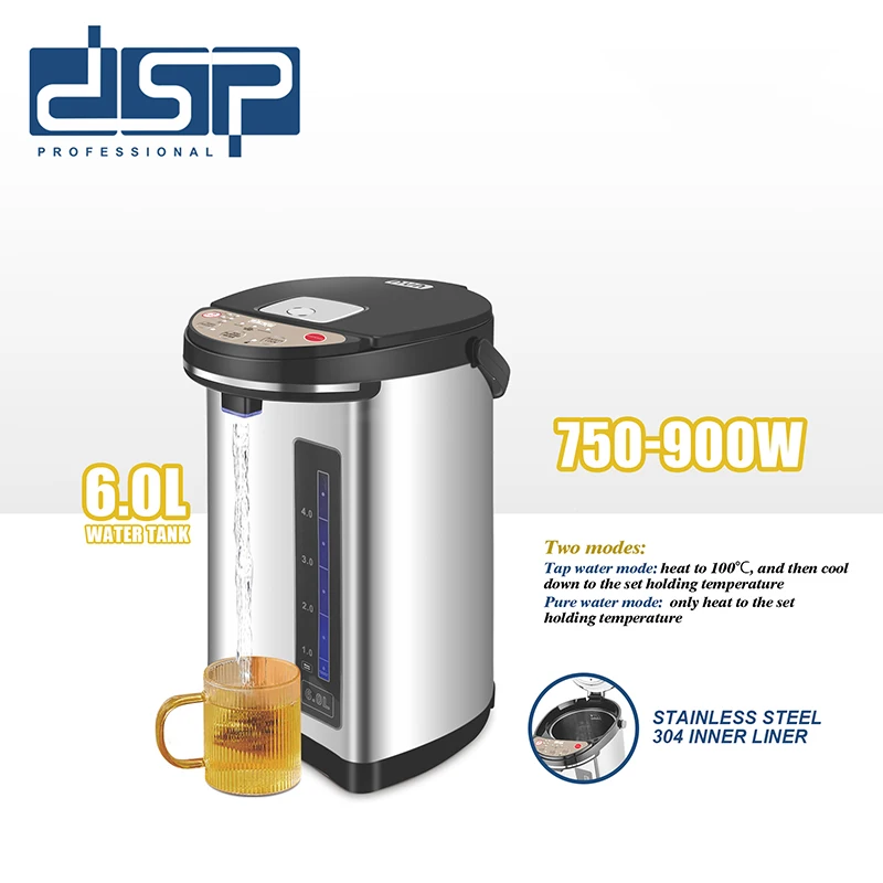 DSP Hot Sale High Quality Electric Hot Water Dispenser 6L Convenience Small Size Hygienic Hot And Cold Water Dispenser