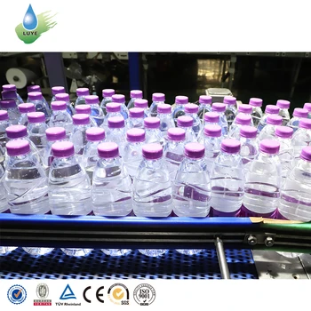 Automatic 500 ml PET Pure Drinking Mineral Water Bottle Filling Machine 3 in 1 Production Line