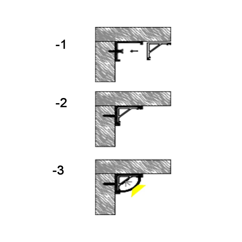 EU Warehouse High Quality Angle Alu Alloy Extrusion Housing Channel Diffused Cover Light Strip Bar Recessed Led Profile Aluminum supplier