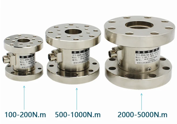 Produktbild von CALT DYJN-103 Reaktionsdrehmoment-Sensor – 20–500 Nm Wählbar, IP65, Aus Legiertem Stahl – Für Drehmomentschlüssel-Kalibrierung & Getriebe