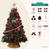 Burgundy velvet accessory bag 2.1-2.4 meters universal