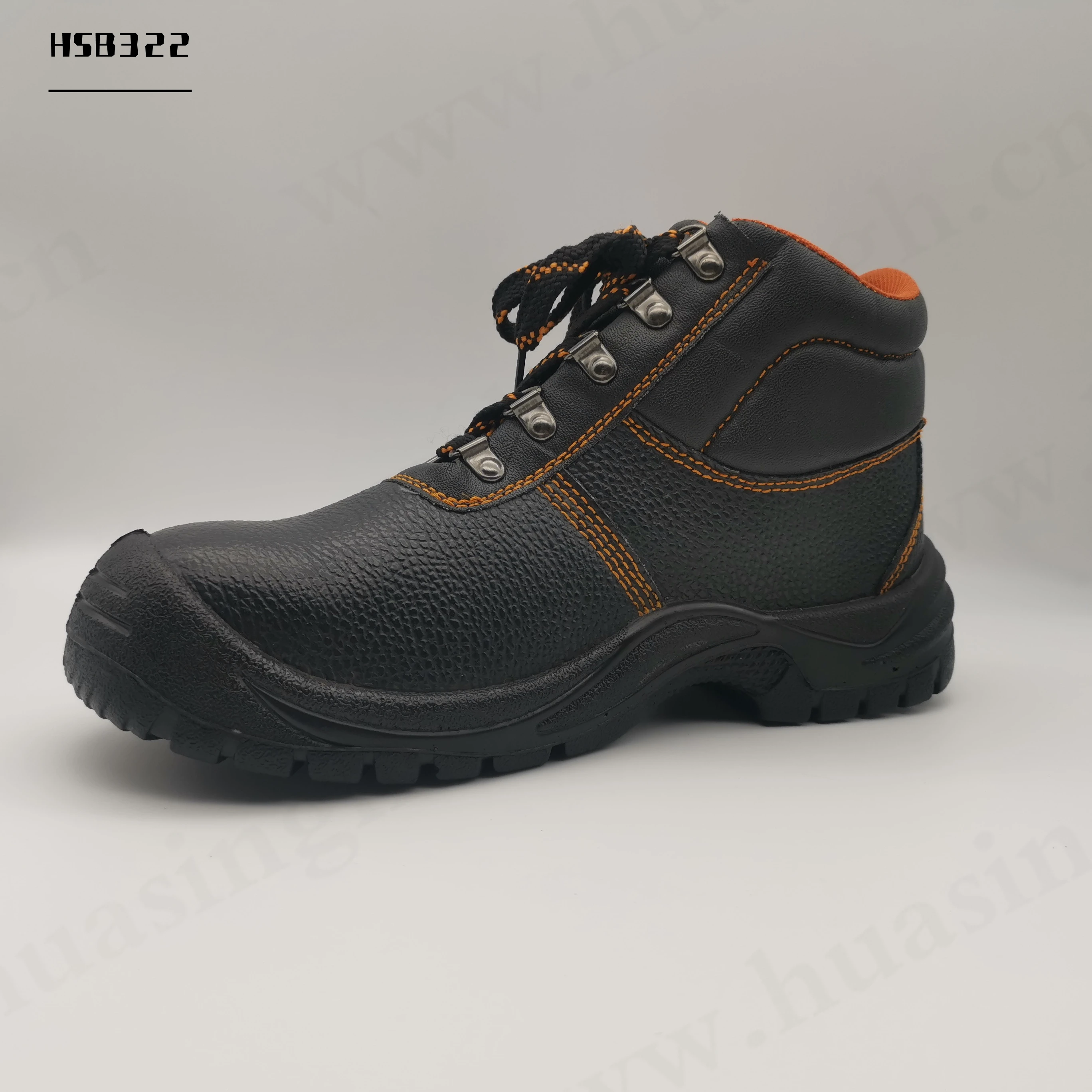 LXG,heavy Industry Steel Plate Insert Anti-hit S3 Safety Shoes Oil Resistant Middle-cut ESD Safety Boots HSB322