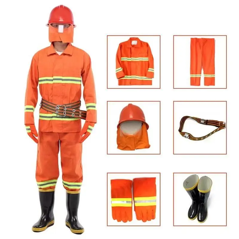 ハウディ消防士スーツオレンジ色カスタム防火服トレーニング| Alibaba.com