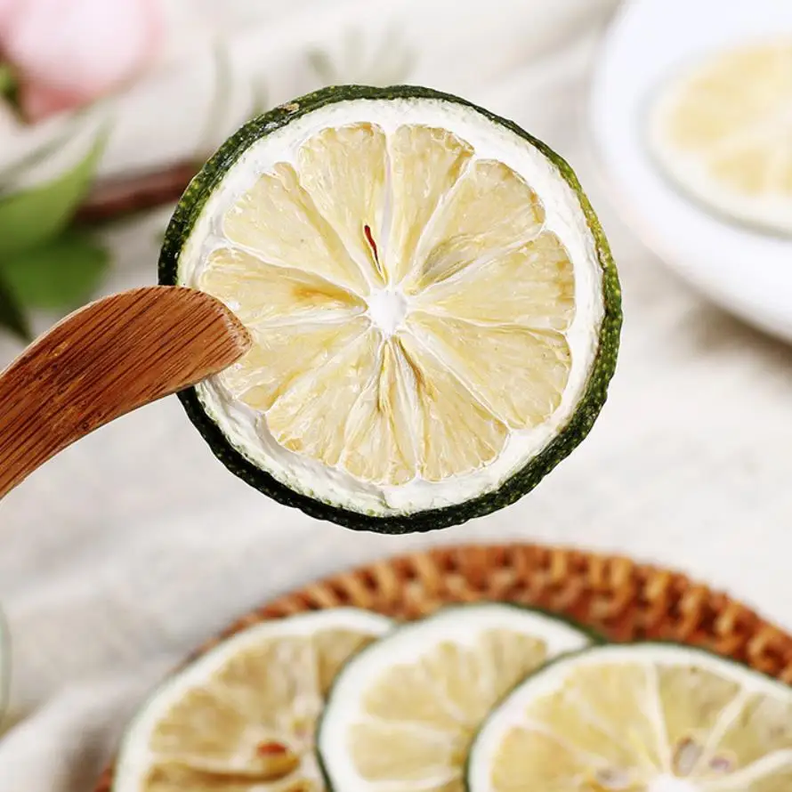High Quality Natural Dried Green Lemon Slices Dried Lime for Tea