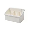 White extendable mirror cabinet storage box)