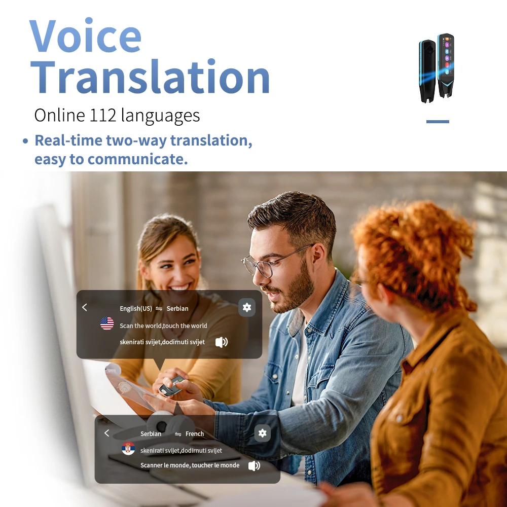 NEWYES Multi Languages Scan Reader Translation Hebrew Japanese Instant Vocal Online Translator Pen