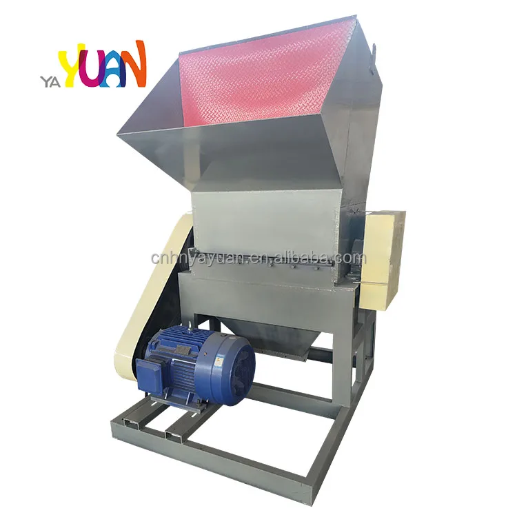 diesel Engine Manual Plastic Shredder and Plastic Bottle and Can Crusher Plastic Film Crusher