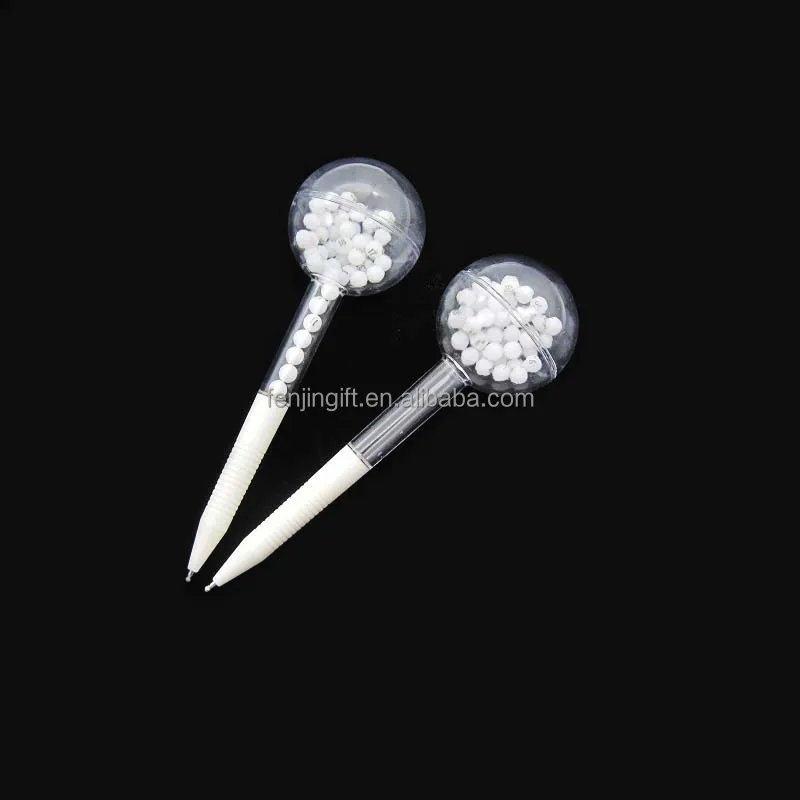 Custom Plastic Bingo Pen Funny Ernie Luck Draw Bingo Ball Pen With