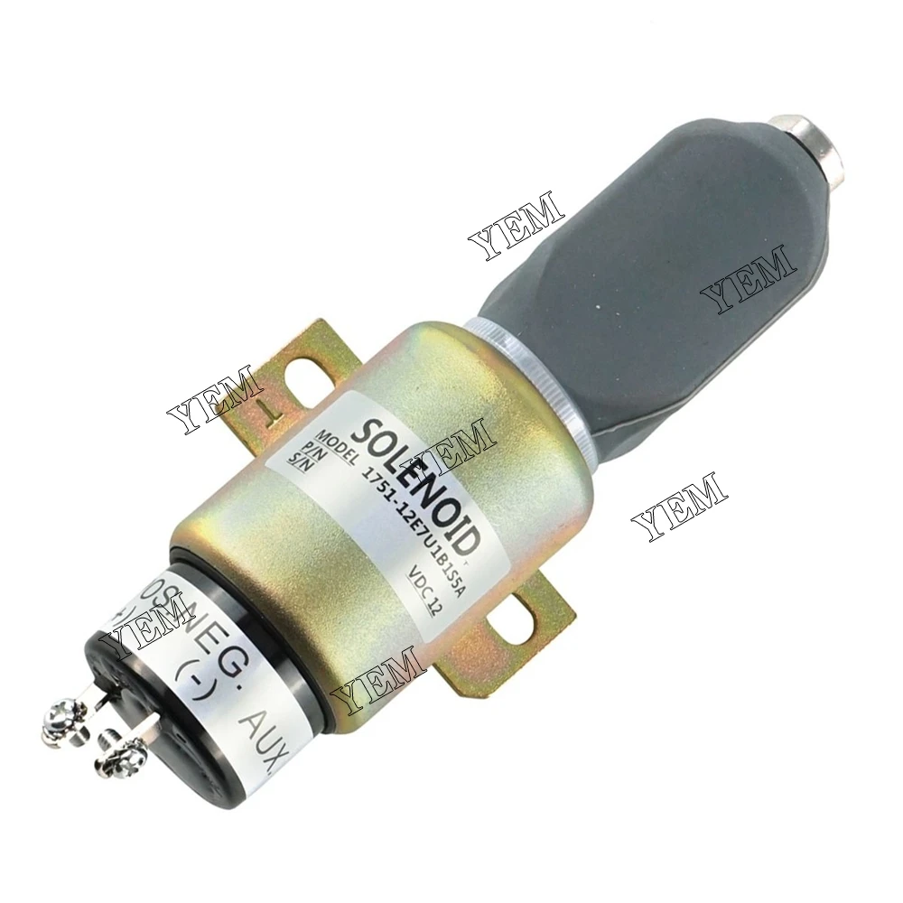 Manufacturer Direct Sales Shutoff Solenoid 1751-12E7U1B1S5A SA-3796-12 12V for Yanmar Engine Parts Manufacturer