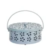 Blue plum blossom flipping [large fireproof with cover]]