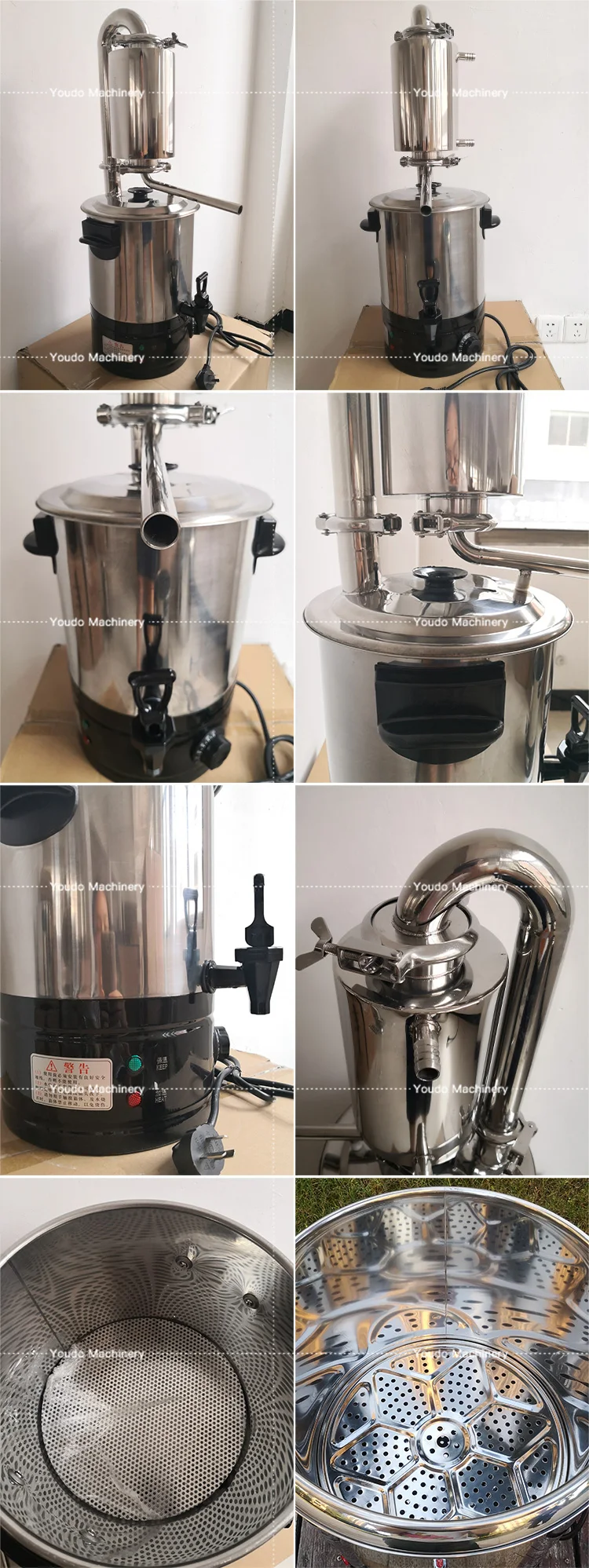Lemongrass Essential Oil Extraction Distillation Machine - Semi ...