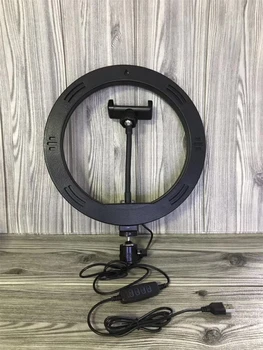 10 Inch Cell Phone Led Lamp Camera Selfie Ringlight Holder Fill Ring Light Without Tripod Stand product image