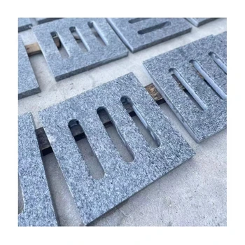 Natural Marble Sesame Gray Granite flamed Rain Grate Curbstone bush-hammered Floor Paving Stone