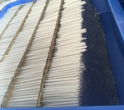 clear plastic fiber optic cable protection sleeve heat