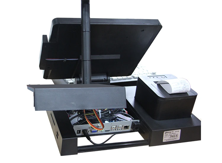 All In One Resistive Touch Screen Pos System Machine Complete Set With