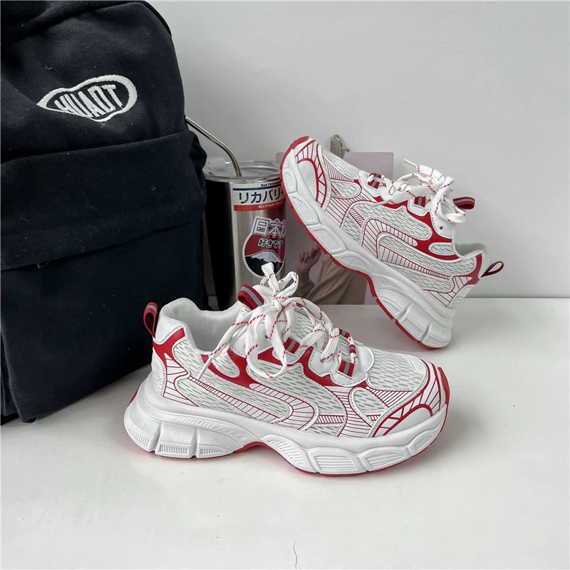 2023 New Spring and Summer Running Shoes All Casual Small White Shoes Platform Shoes