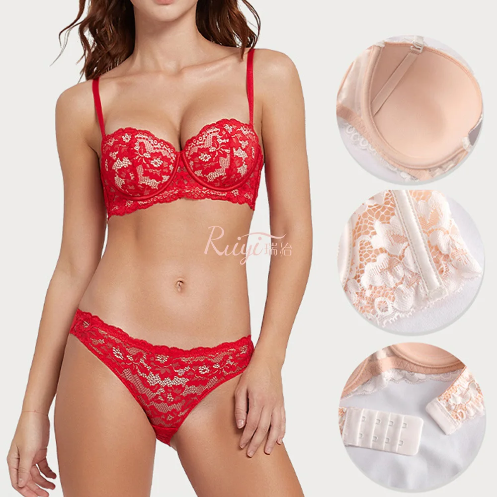 Under Wire Nylon Seamless Lace Full Cup Smooth Molding Cup Women