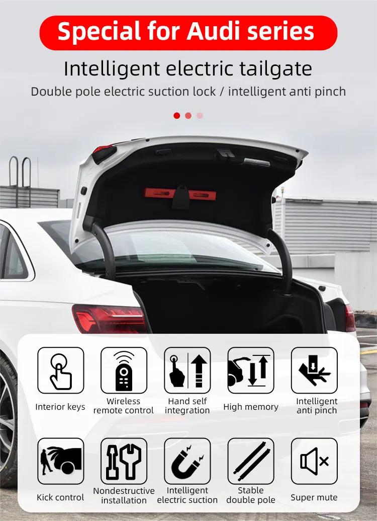 New Tail Door Accessory Electric Tailgate Lift Machine Intelligent Refitted Power Tailgate for AUDI A3 details