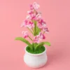Section dyed powder-Starry pot (White large pot)