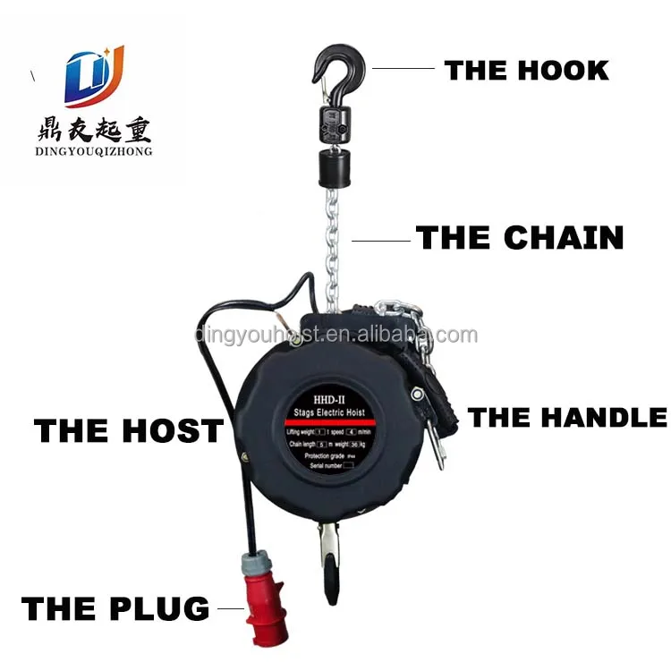 Single Brake Cheap 3 Phase Product Stage Hoist Lifting Hoist Factory ...