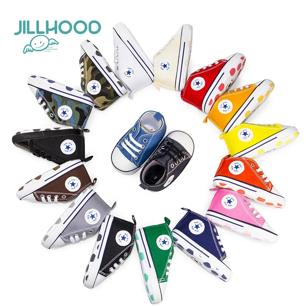 Одежда для новорожденных, для тех, кто только начинает ходить, анти-скольжения холст обувь для младенцев