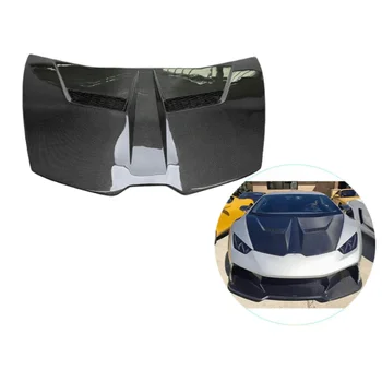 Carbon Fiber Engine Hood For Lamborghini LP610 LP580 2020 + Upgrade V Style Front Bonnet Engine Hoods Cover Auto Exterior Parts