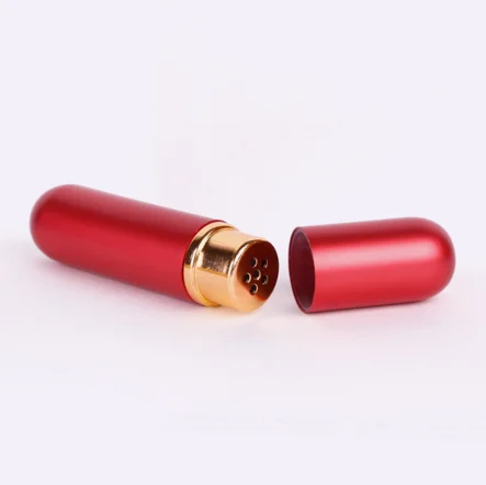 Fast Delivery Essential Oil Aromatherapy Blank Metal Nasal Inhaler Tubes Muti Color Blank Nasal Containers