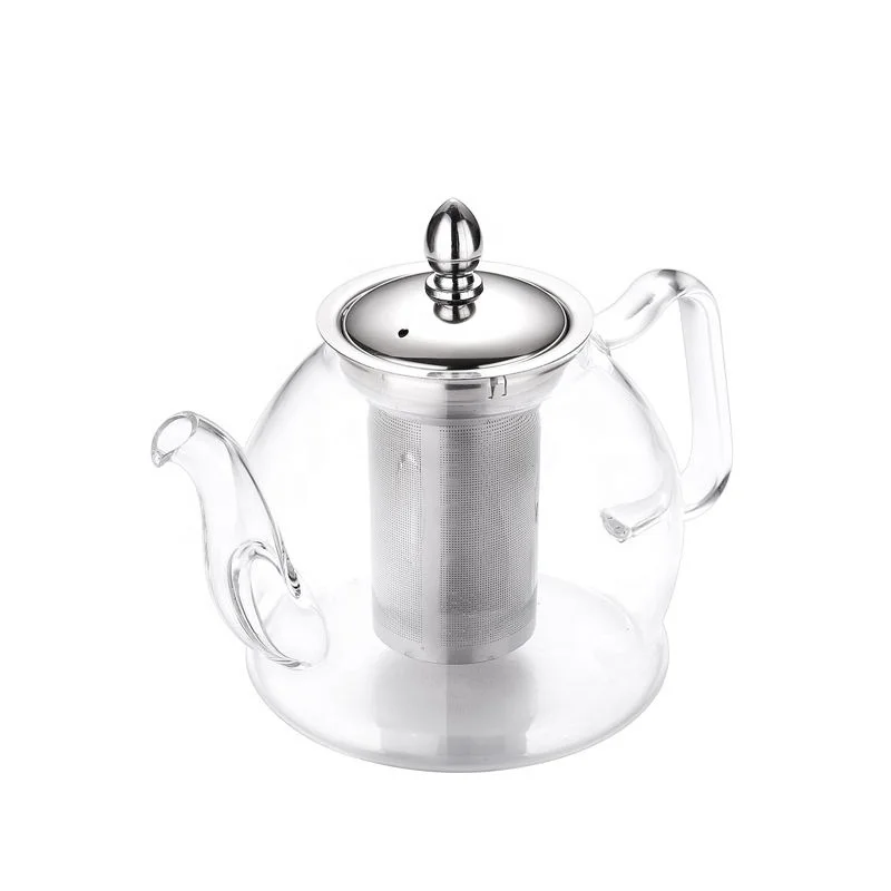 GURUDAR Glass Teapot Set, 40OZ/1200ml Stovetop Safe Glass Tea Kettle