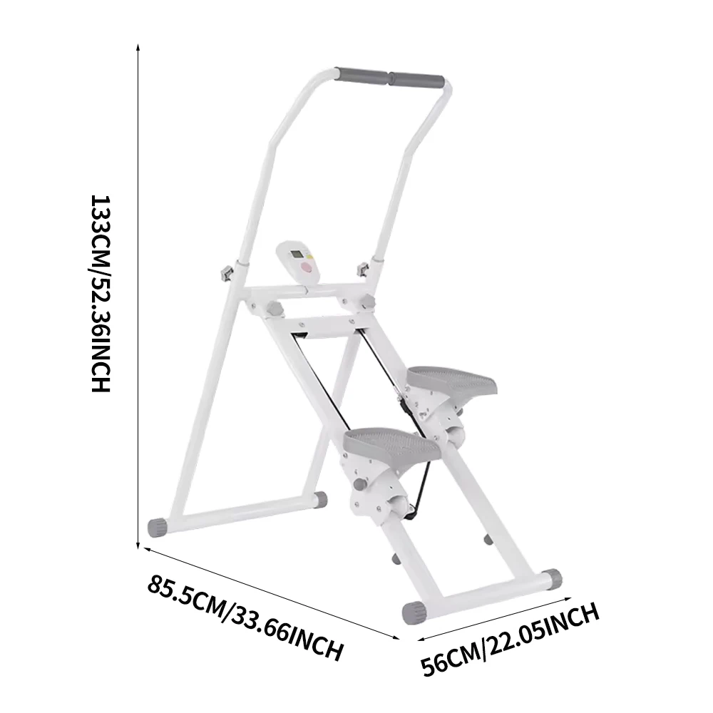 Portable Foldable Multifunctional Fitness Climbing Machine Stair Stepper Exercise Equipment Trainer