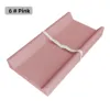 No.Cambiador de pañales de pu granular rosa 6 - 80cm*40cm*10cm