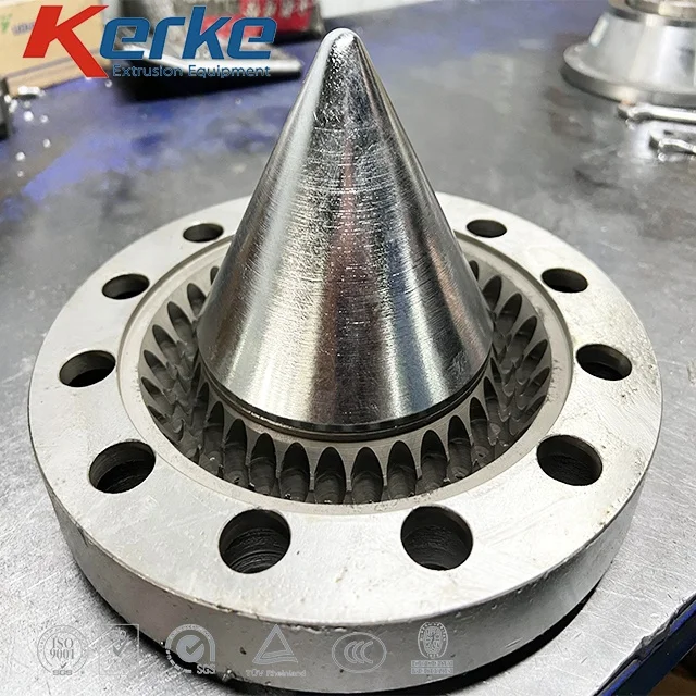 Plastic Extrusion Machinery Parts Die Double Plastic Die Head for Plastic Blown Film Extruder Machine
