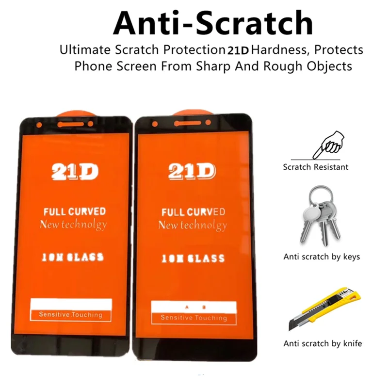 Full Glue Coverage Tempered Glass for Infinix Note 50X/50/50 Pro/Hot 50 Pro Screen Protector for Itel Zeno 10/Power 70/A20