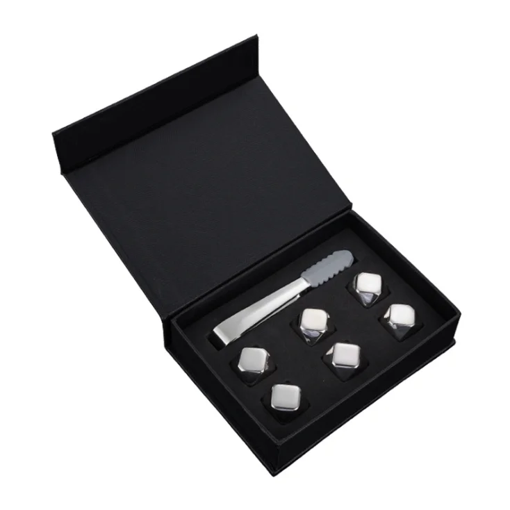 OEM gift for men whiskey wine stones 6pcs set ice cubes chilling stones