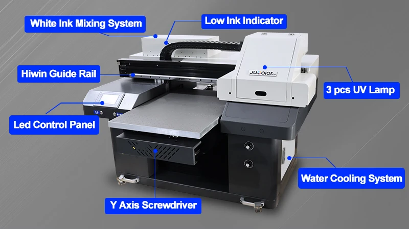 Inkjet Uv Printing Machine for Yeti oz Tumblers Stainless Steel Thermos Cup Water Bottle Flatbed Uv Printer