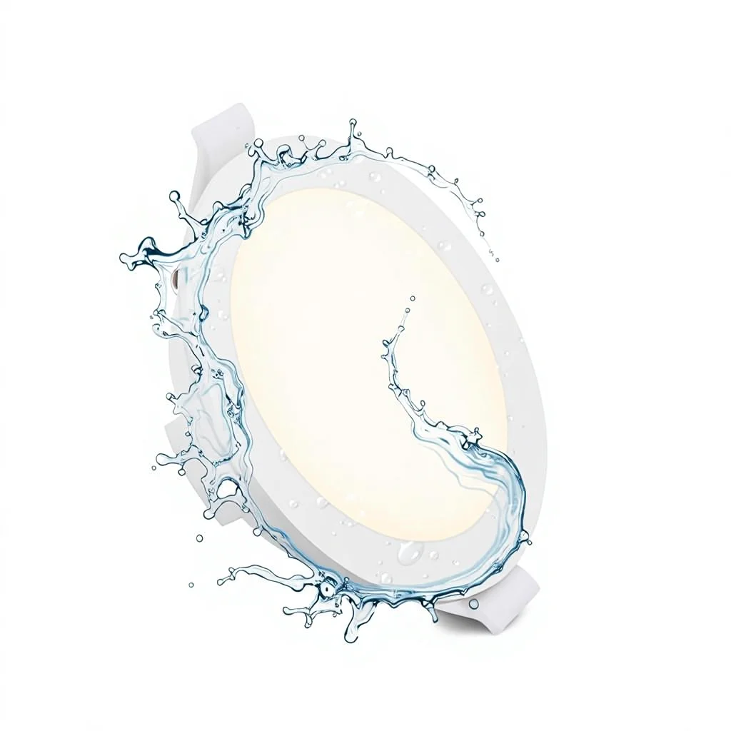 Gr4tec modern inbyggd LED-strålkastare IP65, dimbar, 4000 K, extra platt, snittöppning 35 mm, 68–80 mm, plastmaterial, badrumsköksett, 20 st