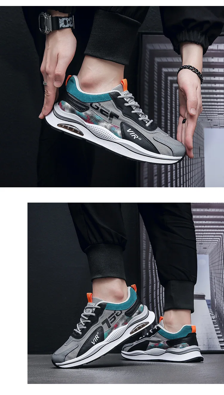 Latest Fashion Sneaker Breathable Men's Casual Shoes for Basketball Summer Walking Style Shoes