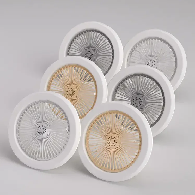 Modern Simple Silent Led Ceiling Fan Light Bulb With Remote Control