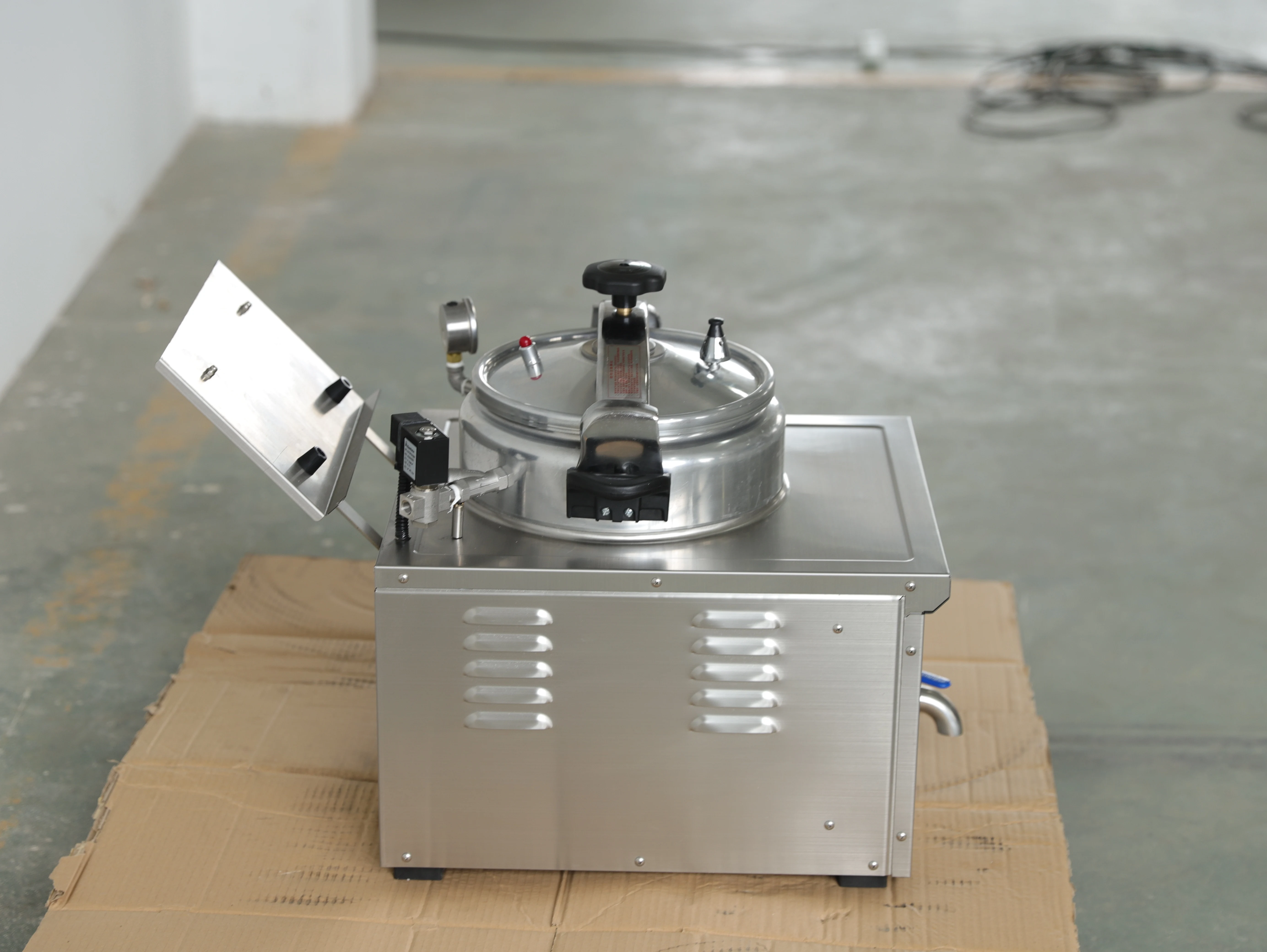16L Stainless Steel Commercial Electric Pressure Fryer Chicken Deep Fry  Machine