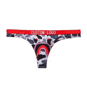 Latest Style Women Panties Fashion Pattern Elements Seamless Underwear Plus Size Women's Thongs for Women Sexy