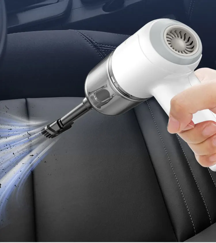 2 In 1 Car Vacuum Cleaner And Blower Cordless Handheld Mini Portable Electric Wet And Dry Home