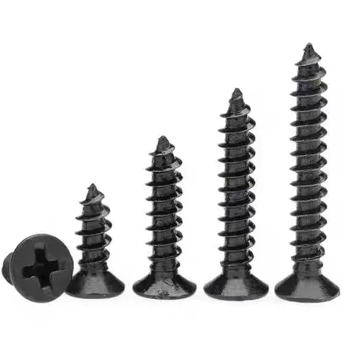 High Quality M3.5x25mm Drywall Screws Black Phosphate Tornillos for Gypsum Board Zinc Coarse Fine Thread Manufacturer
