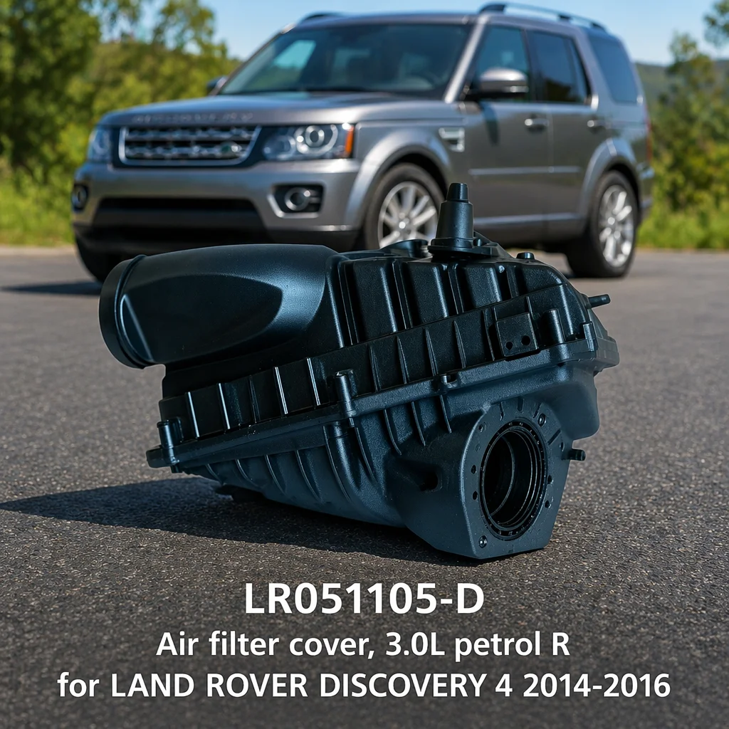 LR051105-D Original Standard Dust Proof Air Filter Cover 3.0L Petrol R for LAND ROVER DISCOVERY 4 2014-2016