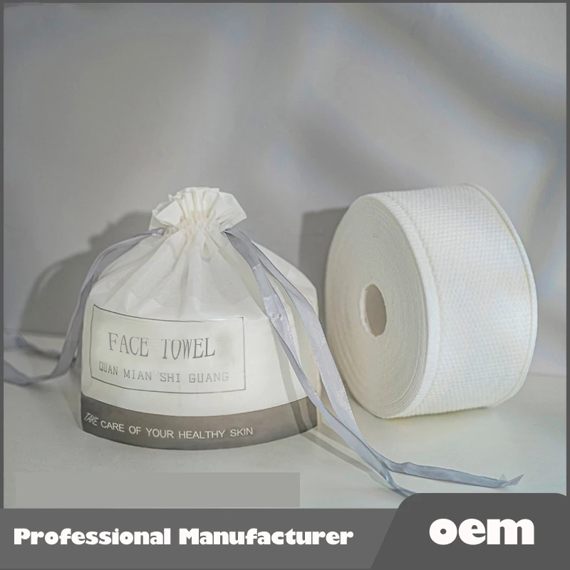 product oem disposable biodegradable face towels for spa salon beauty skincare disposable face towel biodegradable524-19