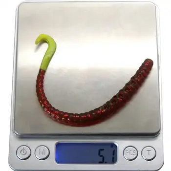 New Arrival Sinking Earthworm Stick Worm Soft Lure with Insert Worm Weight, Drop Shot Rig Bait for Pond Bass – Soft Lure – view 3