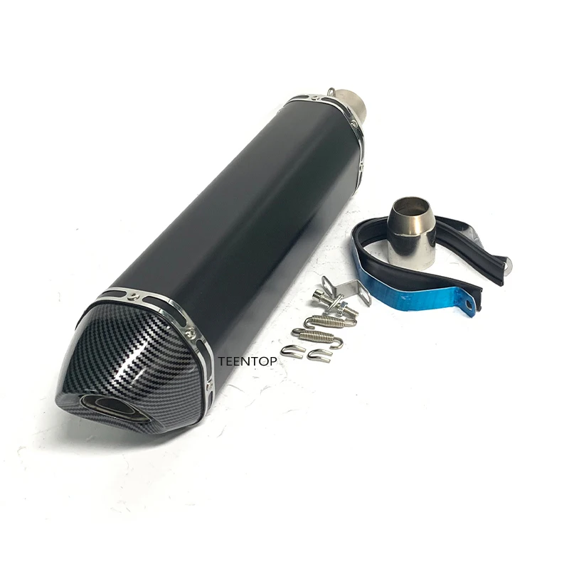 550 мм универсальный глушитель для универсального мотоцикла выхлопной со стальным локтем с DB killer 51 или 60 5