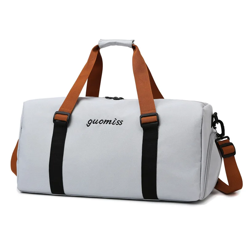 Outdoor Travel Bag, Large Capacity Handbag, Korean Version Crossbody Bag, Men's Portable Oxford Cloth Sports and Fitness Bag