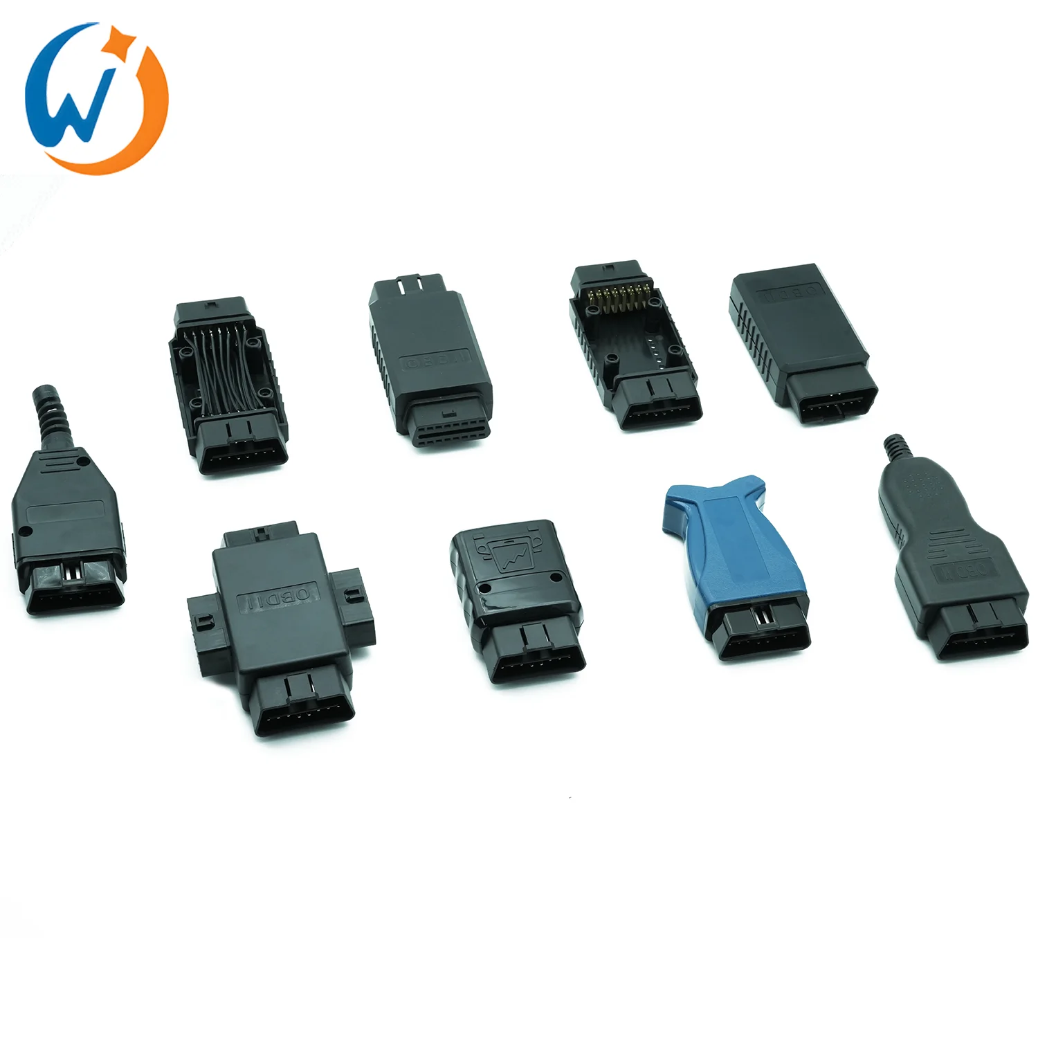 Only Housing No PCB OBD Plug OBD2 16pin Male Connector Case Enclosure Cover Shell for OBD2 Connector